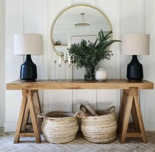 Consola de madera